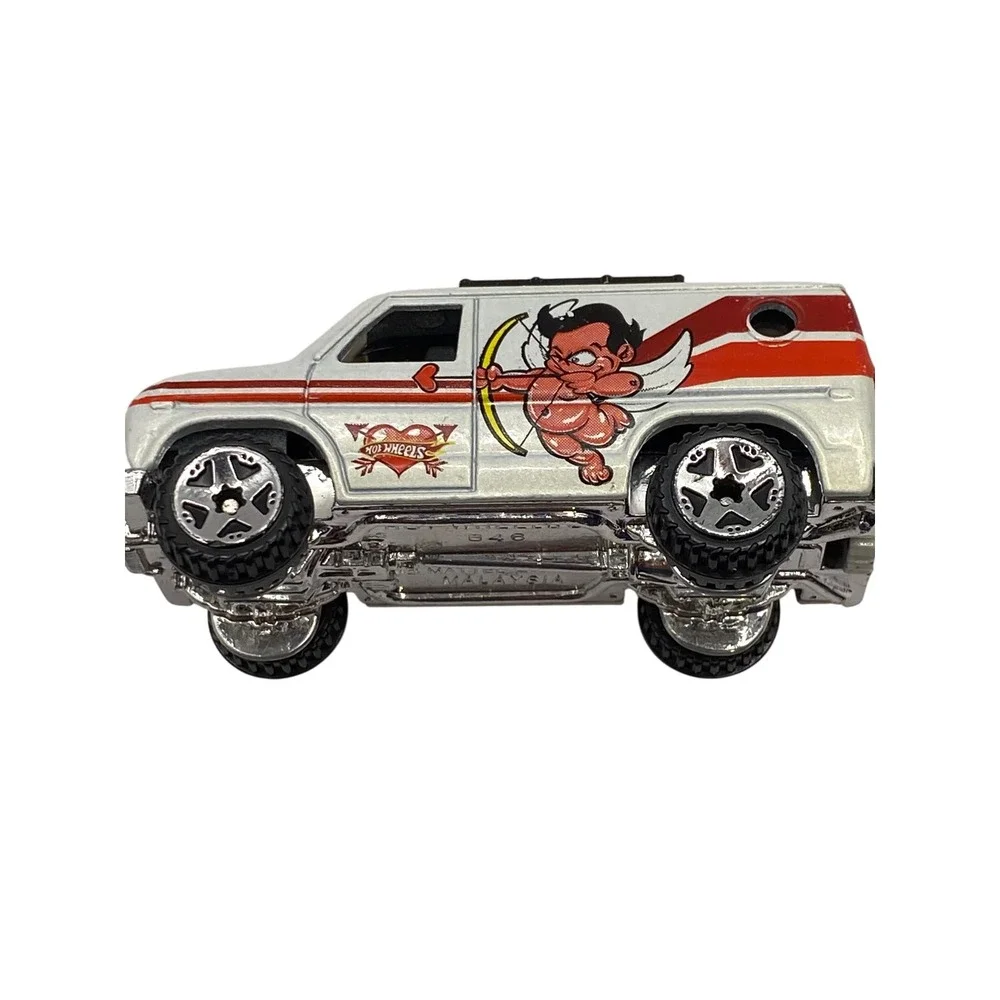 Rare 1977 VTG Hot Wheels Baja Breaker‎ Super Van Valentine Day Cupid Rods White